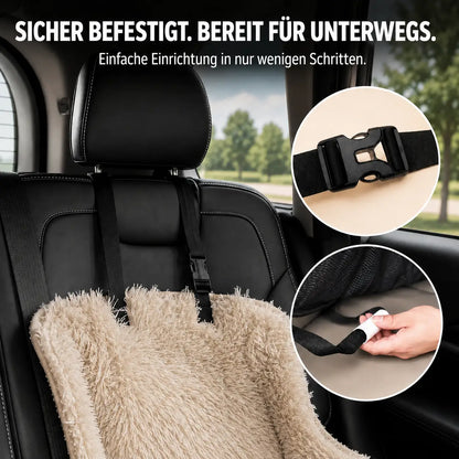 RideBuddy – Der Premium-Autositz für entspannte Hundereisen