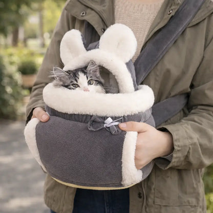 Sac de transport pour chat à dos | Sac de transport chaud pour chat