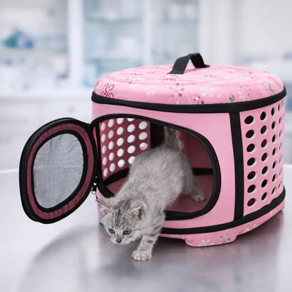 Sac de transport pour chats et petits chiens | Pliable et stable
