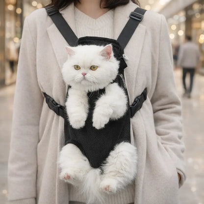 Katzen & Kleine Hunde Rucksack Transporttasche | Atmungsaktiv