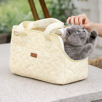 Hund & Katzen Transporttasche | Atmungsaktive Tragetasche Reise