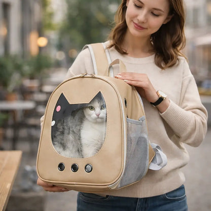 Cat Backpack Carrier | Breathable Cat Backpack