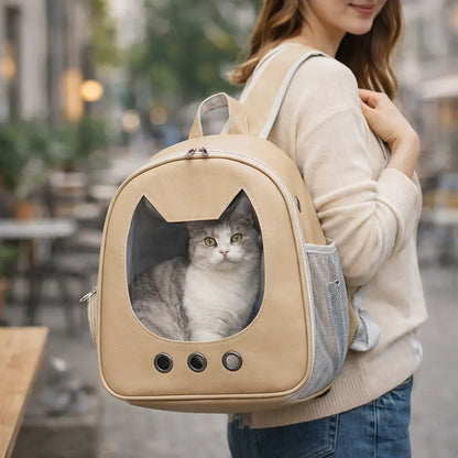 Cat Backpack Carrier | Breathable Cat Backpack