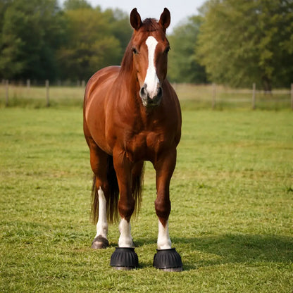 Pferde Hufglocken Gummi | Stoßdämpfender Hufschutz für Reitsport