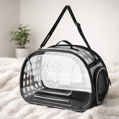 Sac de transport pour chats et petits chiens | Transparent et respirant