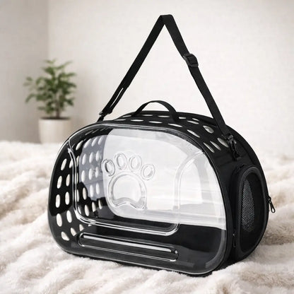 Sac de transport pour chats et petits chiens | Transparent et respirant
