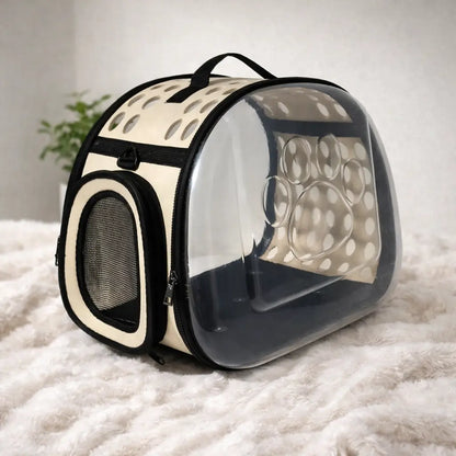Sac de transport pour chats et petits chiens | Transparent et respirant
