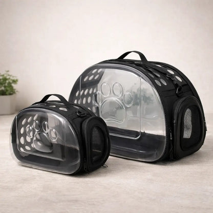 Sac de transport pour chats et petits chiens | Transparent et respirant
