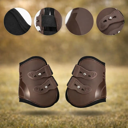 Horse Leg Wraps Set | Front & Rear Leg Protection with Neoprene