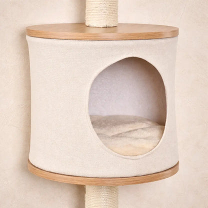 Cat Scratching Post Wall | Wall Climbing Tree with Cave & Lying Area