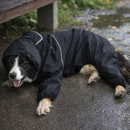 Waterproof Dog Raincoat | Windproof & Reflective