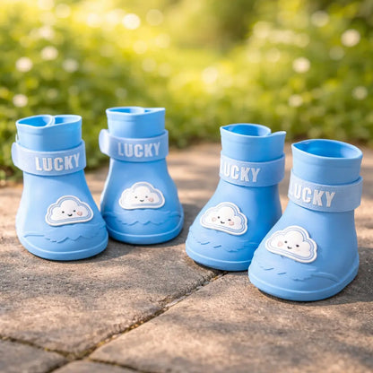 Waterproof & Non-Slip Dog Shoes | With Velcro for Rain & Snow