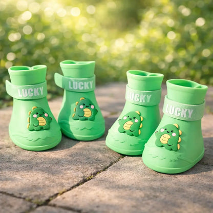 Waterproof & Non-Slip Dog Shoes | With Velcro for Rain & Snow