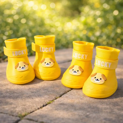 Waterproof & Non-Slip Dog Shoes | With Velcro for Rain & Snow