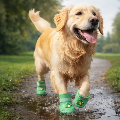 Waterproof & Non-Slip Dog Shoes | With Velcro for Rain & Snow