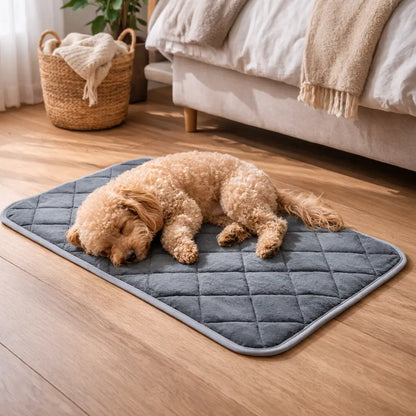 Selbstwärmende Hundematte | Wärmebett Waschbar Rutschfest