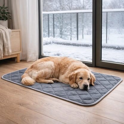 Selbstwärmende Hundematte | Wärmebett Waschbar Rutschfest