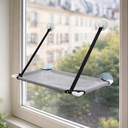 Hamac de fenêtre pour chats | Lit double pour chats avec ventouse