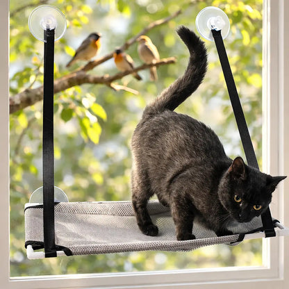 Hamac de fenêtre pour chats | Lit double pour chats avec ventouse