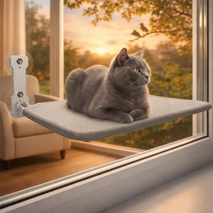 Cat Hammock Window | Foldable Window Lounger with Suction Cup