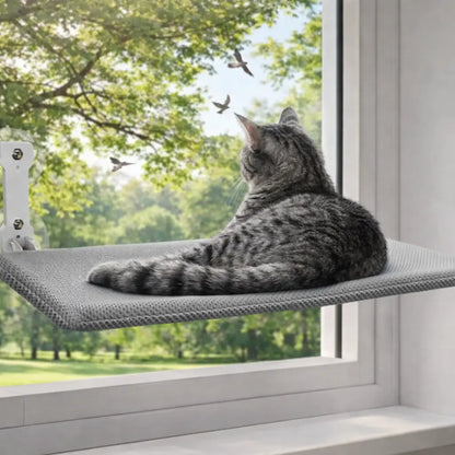 Cat Hammock Window | Foldable Window Lounger with Suction Cup