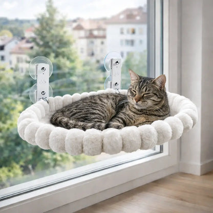 Cat Hammock Window | Window Lounger with Suction Cups