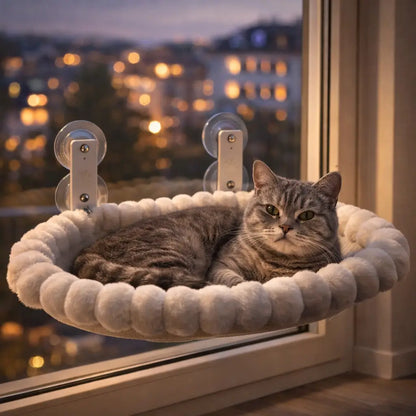Cat Hammock Window | Window Lounger with Suction Cups