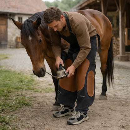 Hufschmied Protective Clothing | Leather Apron Leg Protection Adjustable