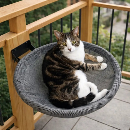 Cat Hammock Wall Mount | Foldable Space-Saving Stable