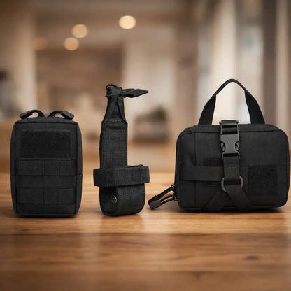 Hundegeschirr Taschen MOLLE Set | Taktische Hundetasche Outdoor