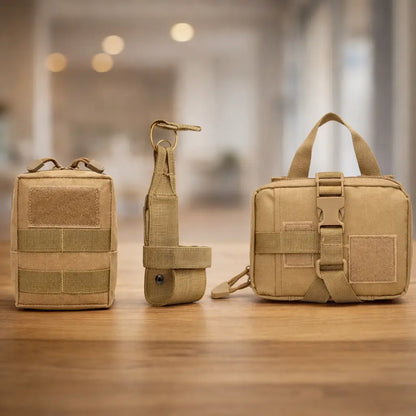 Hundegeschirr Taschen MOLLE Set | Taktische Hundetasche Outdoor