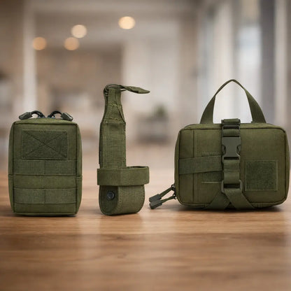 Hundegeschirr Taschen MOLLE Set | Taktische Hundetasche Outdoor