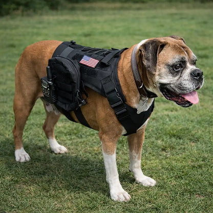 Hundegeschirr Taschen MOLLE Set | Taktische Hundetasche Outdoor