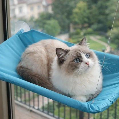 Katzen Hängematte Fenster | Fensterliege mit Saugnäpfen stabil