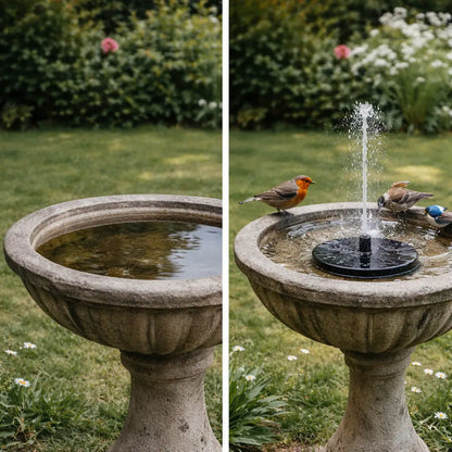 Fontaine solaire pour abreuvoir | 3,5 W avec 6 buses de pulvérisation