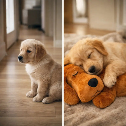 Dog Toy with Heartbeat for Puppies | Plush Toy Against Separation Anxiety & Stress
