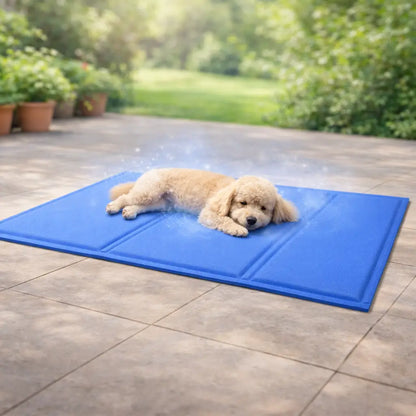 Cooling Mat for Dogs | Self-Cooling & Scratch-Resistant for Summer