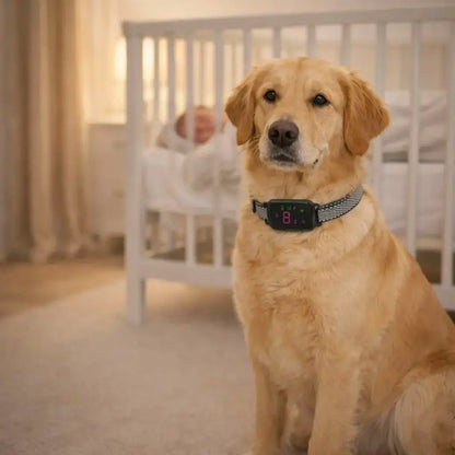 Anti-bark collar with sound & vibration – Gentle, automatic collar against barking
