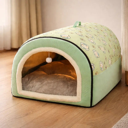 Premium Dog Bed Winter | Warm Tent Design for Medium & Large Dogs