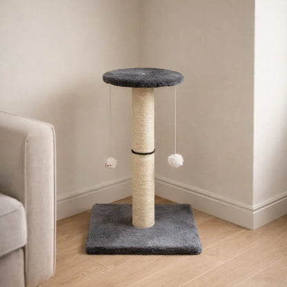 Cat Scratching Post | Large Sisal Scratching Post with Play Ball