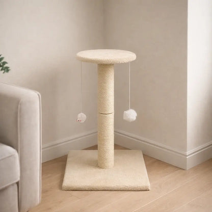Cat Scratching Post | Large Sisal Scratching Post with Play Ball