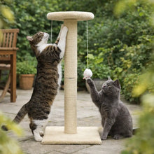 Cat Scratching Post | Large Sisal Scratching Post with Play Ball