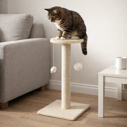 Cat Scratching Post | Large Sisal Scratching Post with Play Ball