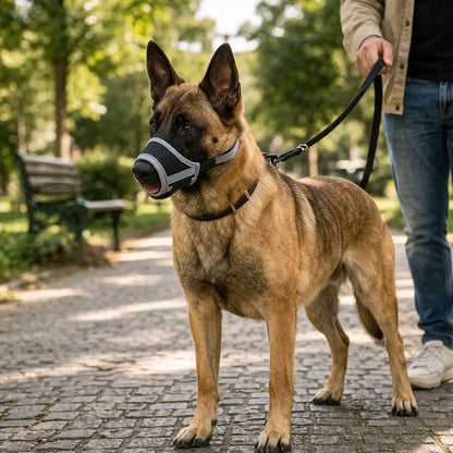 Hundemaulkorb Atmungsaktiv | Sicherer & Bequemer Maulkorb für Hunde