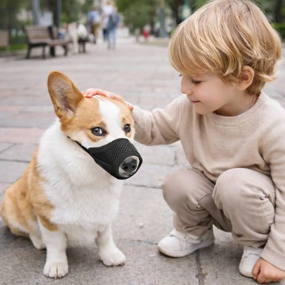 Hundemaulkorb Atmungsaktiv | Sicherer & Bequemer Maulkorb für Hunde