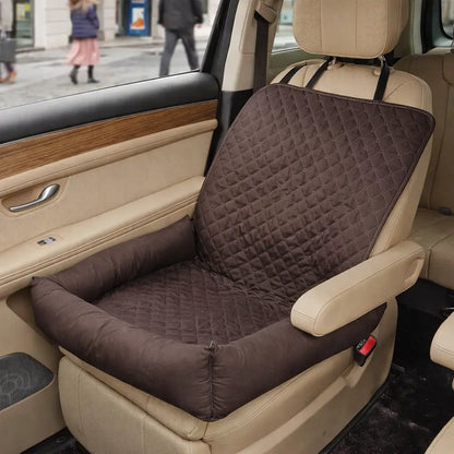 Dog Car Seat Waterproof | Travel Bed & Seat Protector