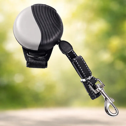 Hands-free dog leash | With hand loop & stop function | 3 m for dogs up to 25 kg