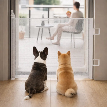 Ausziehbares Hundegitter für Türen & Treppen im Zuhause