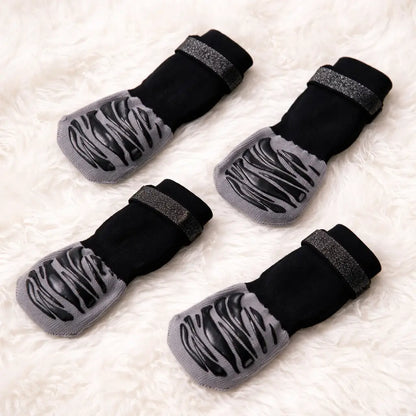 Hundesocken Anti-Rutsch | Wasserdichter Pfotenschutz für drinnen & draußen