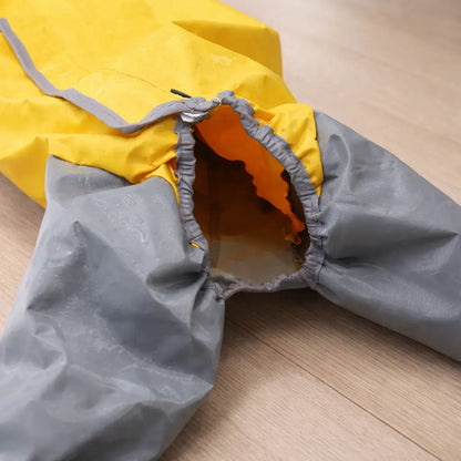 Veste de pluie imperméable pour chien | Combinaison légère pour chien avec jambes